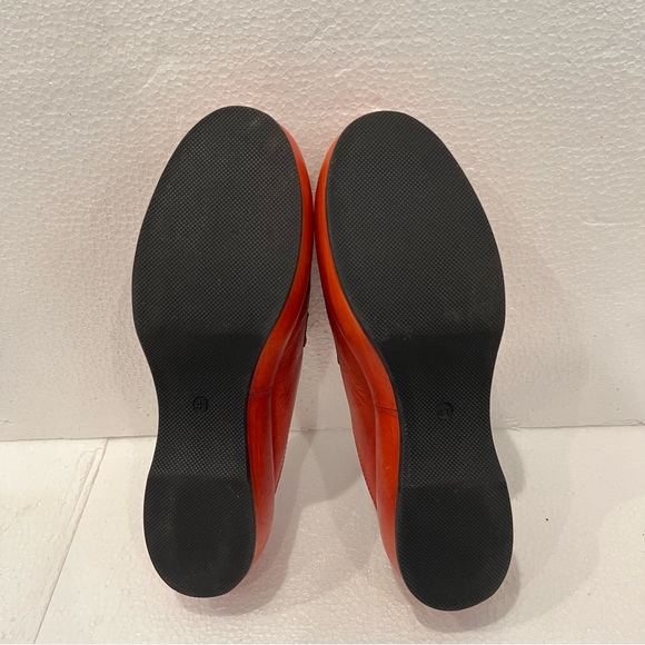 Free People Winston Platform Loafer Mule In Saffron Leather Women’s EU 41 /US 11 - Picture 9 of 10